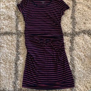 Maternity bodicon dress.